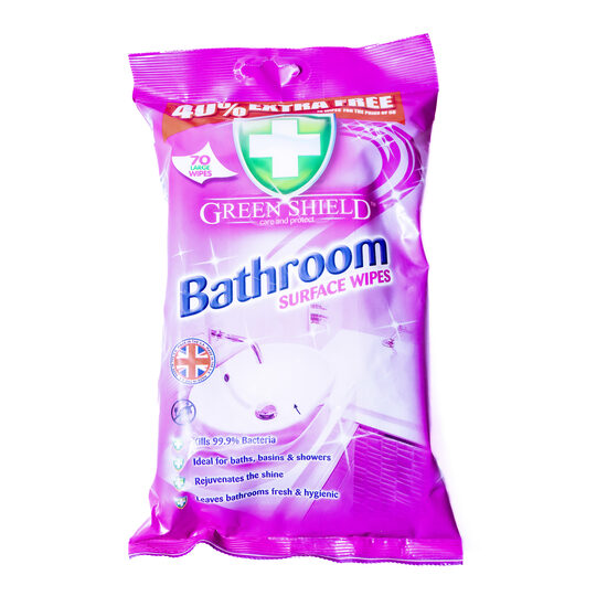 Green Shield mitrās salvetes vannas istabai, 70 gab.