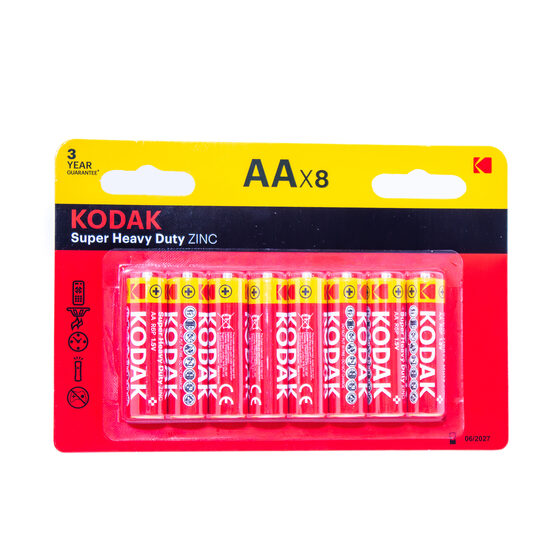 Kodak baterijas cinka AA 8paka