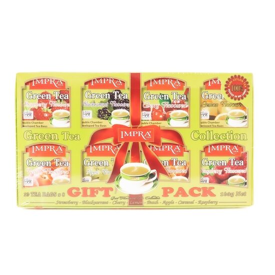 Impra Green Tea Collection – dāvanu komplekts, 160 g