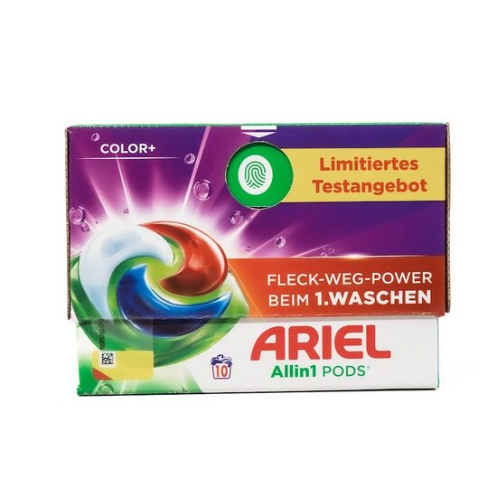 Ariel All-in-1 PODS Color+ veļas mazgāšanas kapsulas (10 mazgāšanām)