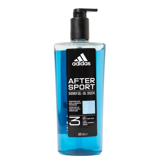 Adidas After Sport dušas želeja 3-in-1, 600 ml