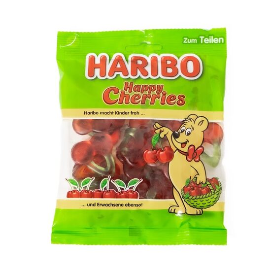 Haribo Happy Cherries želejkonfektes