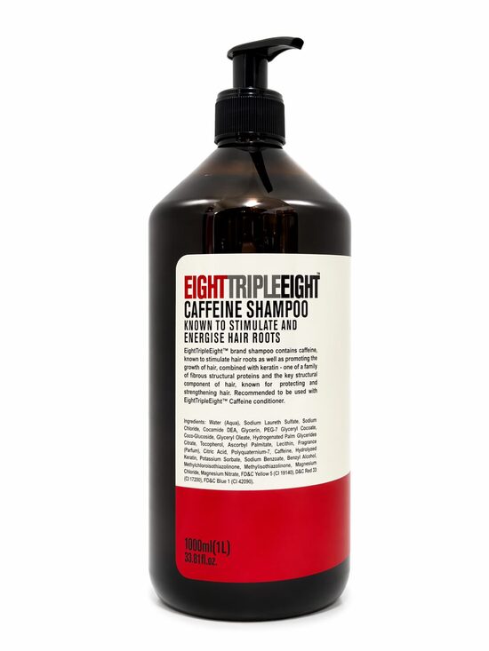 Šampūns ar kofeīnu EightTripleEight Caffeine Shampoo (1000 ml)