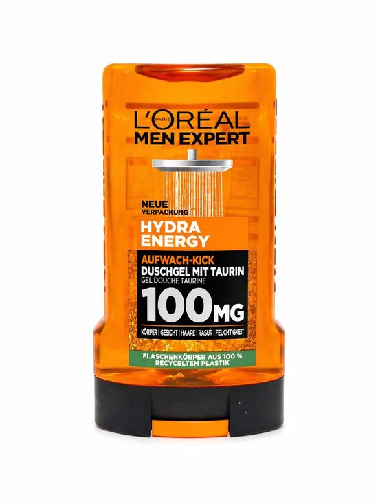 Dušas želeja L’Oréal Men Expert Hydra Energy (100 mg taurīns)