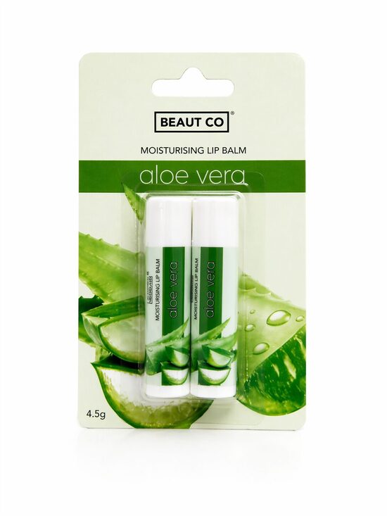Beauty Co. lūpu balzāms Aloe Vera 2gb