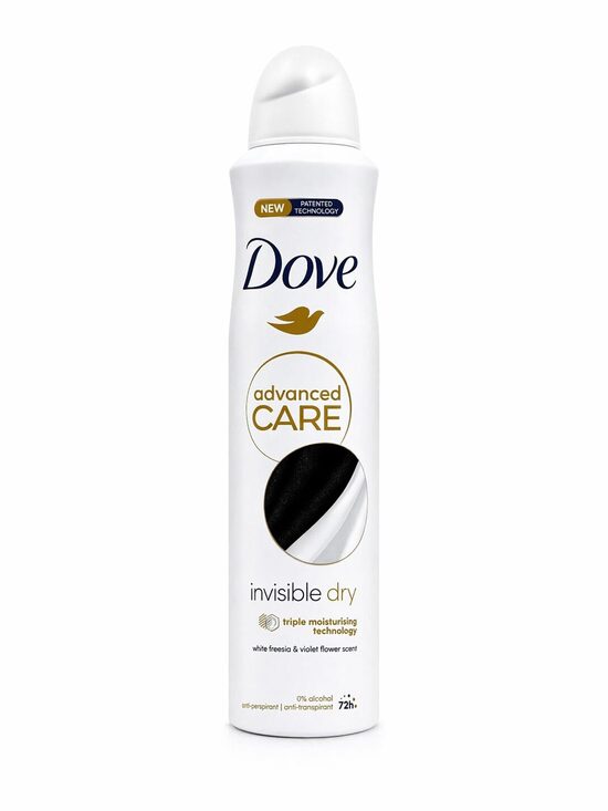 Dove Advanced Care Invisible Dry antiperspirants aerosols