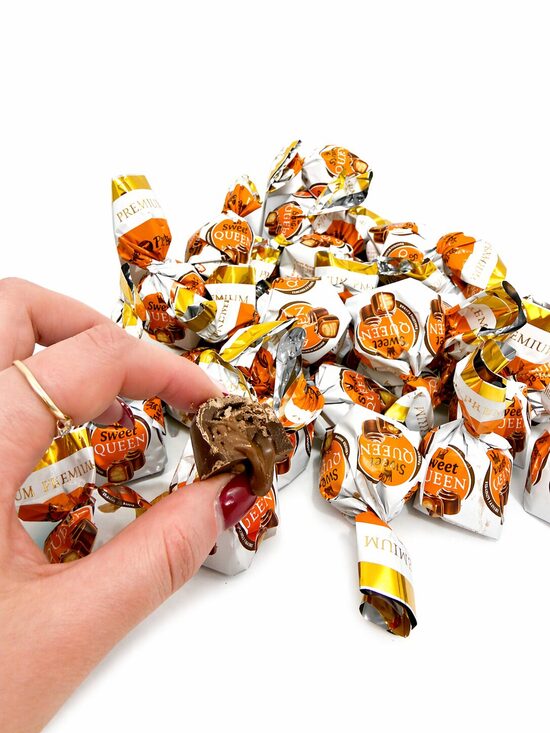 Romance šokolādes konfektes ar krēmīgu šokolādes pildījumu 1kg