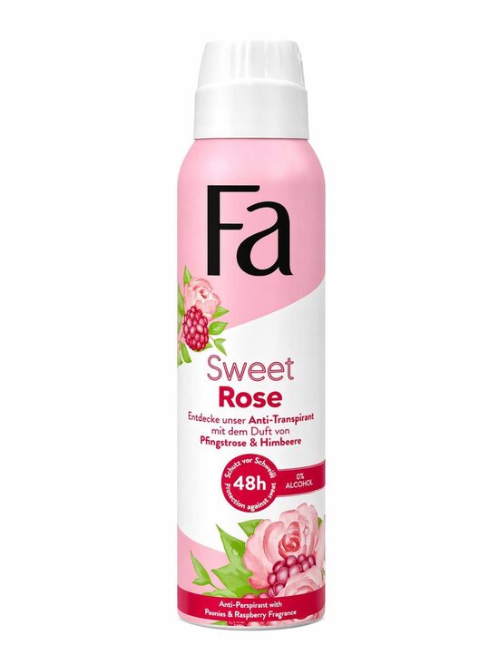 Fa Sweet Rose antiperspirants aerosols 48h