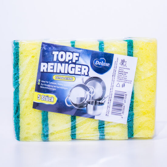 Deluxe Topfreiniger sūklīši trauku mazgāšanai 5gab