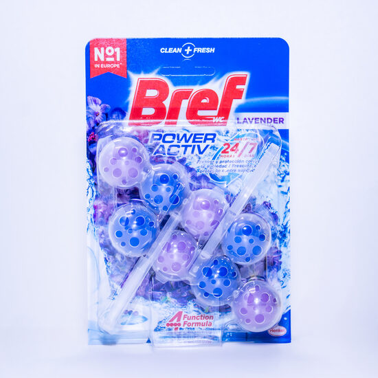 BREF Power Aktiv lavender tualetes bloks, 2×50 g