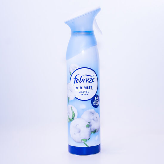 Febreze Air Mist gaisa atsvaidzinātājs – Cotton Fresh, 185 ml