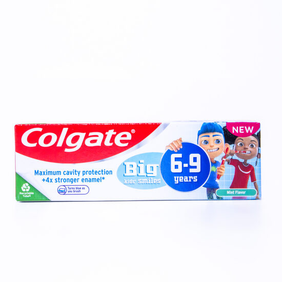Colgate Kids Mild Mint zobu pasta, 6–9 gadi – 75 ml