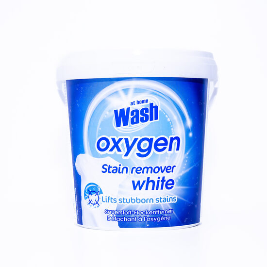 At Home Wash traipu izņemšanas pulveris baltai veļai (900 g)
