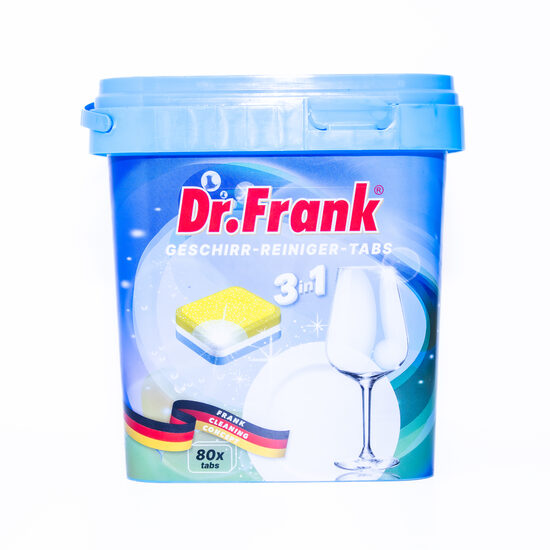 Dr.Frank trauku mazgājamās tabletes Spulmaschinentabs 3in1 80gb