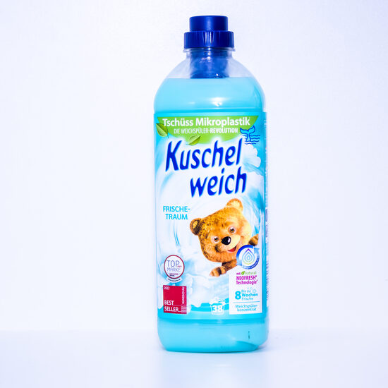 KUSCHELWEICH veļas mīkstinātājs Frischetraum(zils) 1L 38 mazg. reizēm