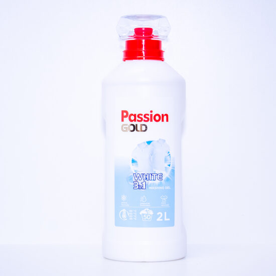 Passion veļas mazgāšanas līdzeklis baltai veļai White 3in1 2l 55 mazg. reizēm.