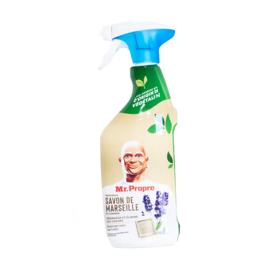 Mr. Proper universālais tīrīšanas līdzeklis ar Marseļas ziepju aromātu — sprejs, 500 ml