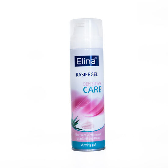 Elina Med Skūšanās Gēls Sensitive Care ar alveju un E vitamīnu – 150 ml