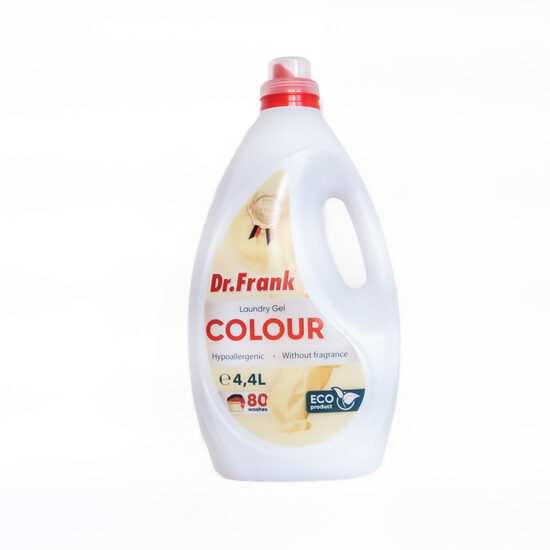 Dr. Frank Colour – šķidrais veļas mazgāšanas līdzeklis krāsainai veļai, 4.4 L (80 mazgāšanas reizēm)