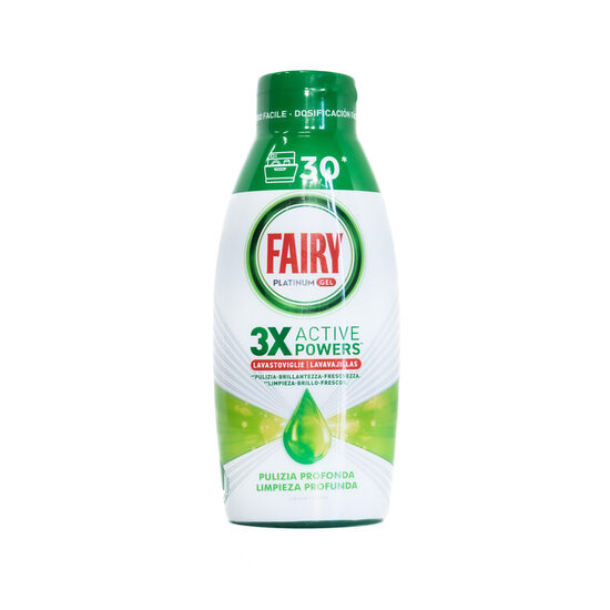 Fairy gēls trauku mazgājamai mašīnai, 600 ml (30 mazgāšanas reizes)