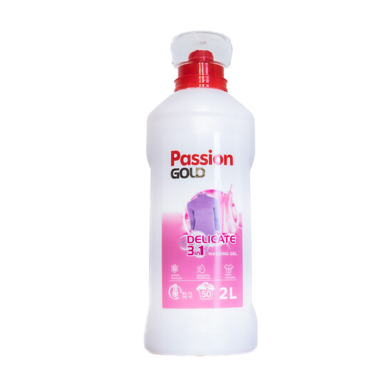 Passion Delicate – veļas mazgāšanas līdzeklis maigiem audumiem, 2 L (55 mazgāšanas reizēm)