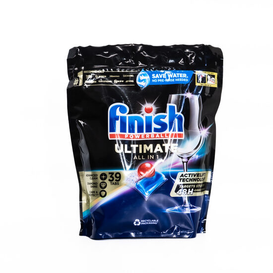 Finish Ultimate All in 1 Regular trauku mazgāšanas tabletes — 39 gab.
