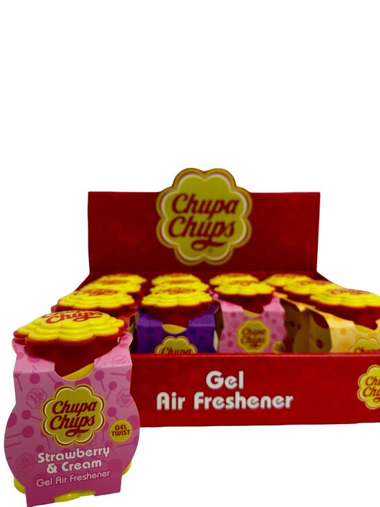 Chupa Chups želejveida gaisa atsvaidzinātājs „Strawberry & Cream” 73 g