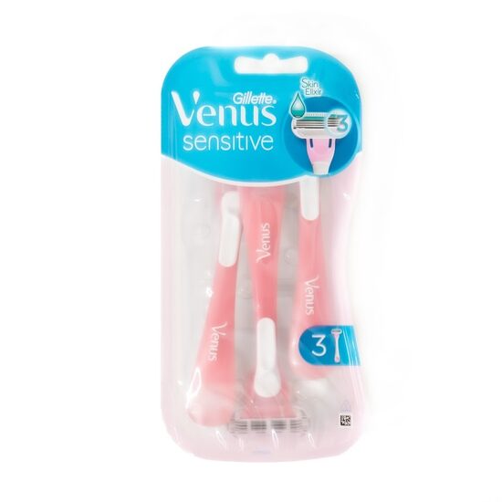 Gillette Venus Sensitive sieviešu skuvekļi (3 gab.)