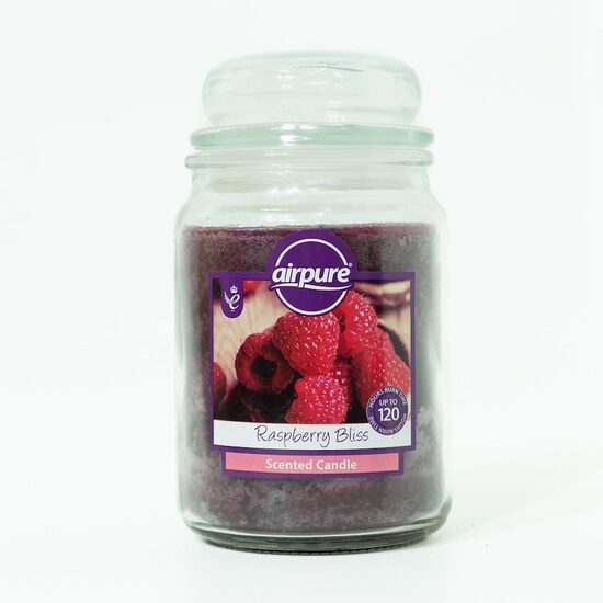 Airpure “Raspberry Bliss” aromātiskā svece (līdz 120 h degšanas)